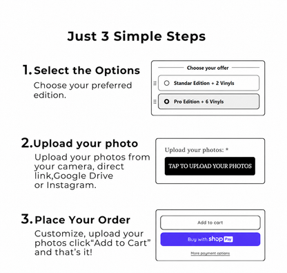Vinyl Love Player™ — Custom Music & Photo Gift