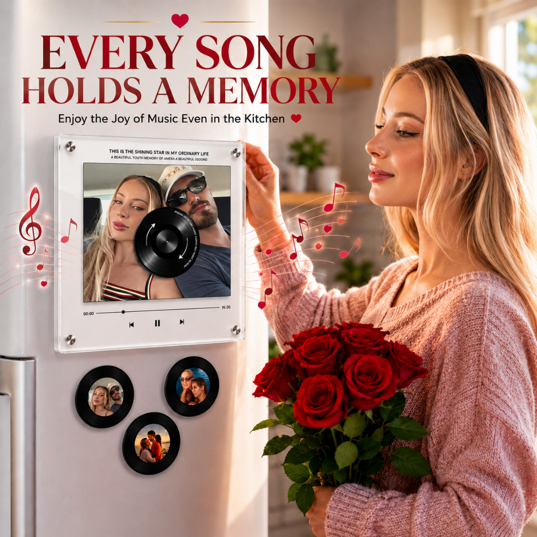 Vinyl Love Player™ — Custom Music & Photo Gift